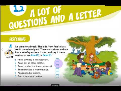 5 კლ. გვ. 12 A Lot Of Questions And A Letter - უამრავი კითხვა და წერილი