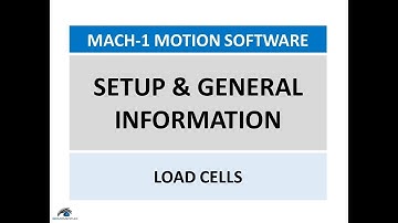 Mach-1 User Manual - Part 2b - Load Cell Calibration Check