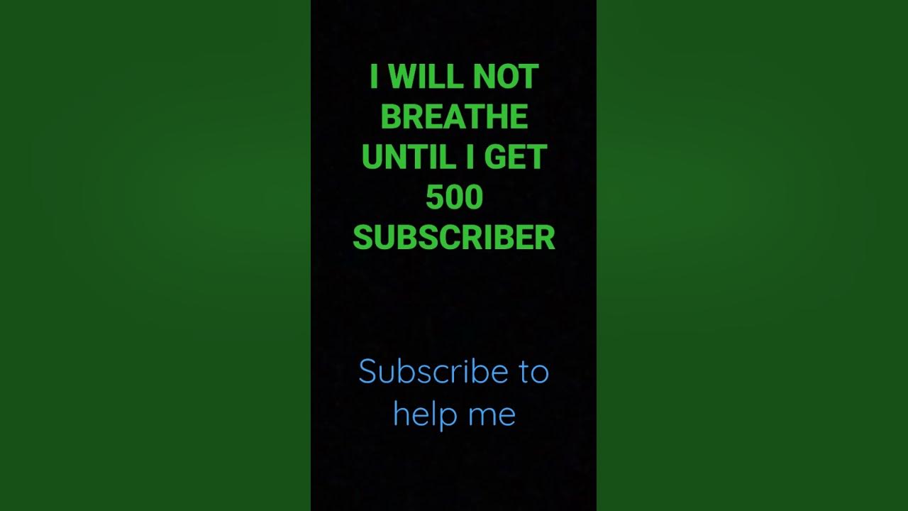 SUBSRIBE OR ELSE - YouTube