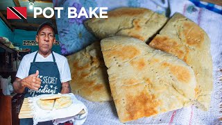 Comforting Pot Bake by Uncle Clyde in Paramin, Trinidad & Tobago 🇹🇹 Foodie Nation