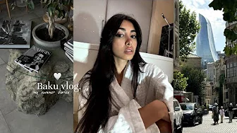Baku vlog 💌 old city, memories & cute cafes
