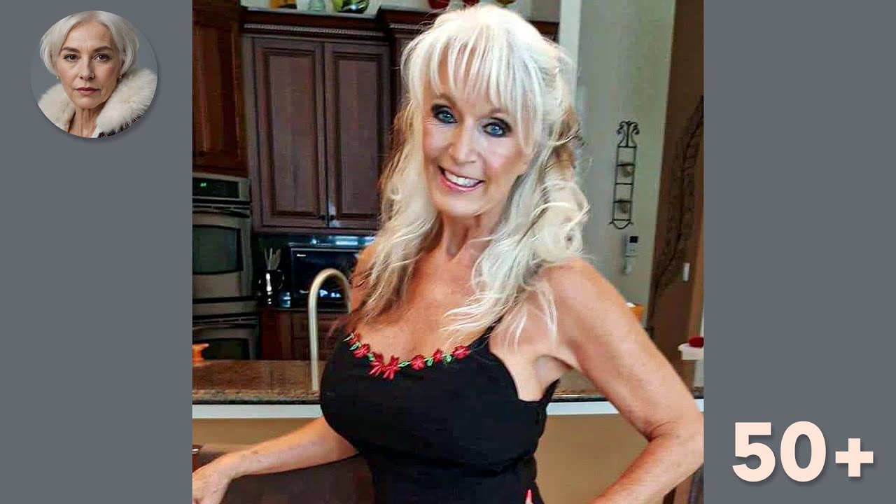 Natural OLDER WOMEN Over 50 Years Old Attractively In Dressed 💃 | Fashion Tips #58