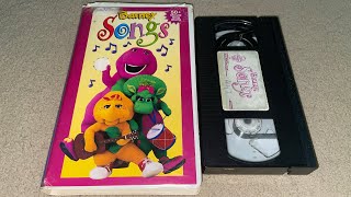 Opening And Closing To Barney Songs 1995 VHS