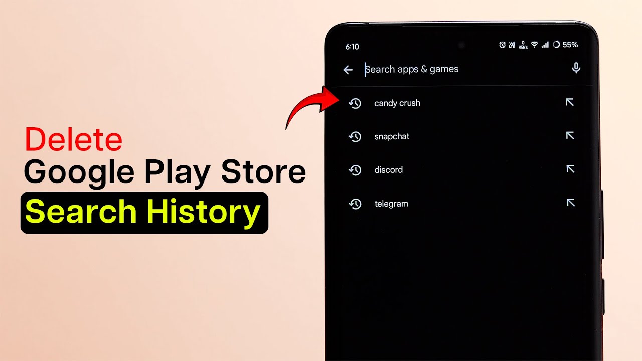 How To Delete Google Play Store Search History (Clear Recent Searches ...