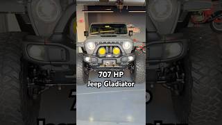 Jeep Gladiator Hellcat Swapped on 40s 🤩 #jeepnation #amw4x4 #hellcat #jeep #gladiator #40s #rubicon