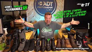 ¿Qué Botas debo comprar para mi moto? Indumentaria para motociclistas / ADT Motowear DF18