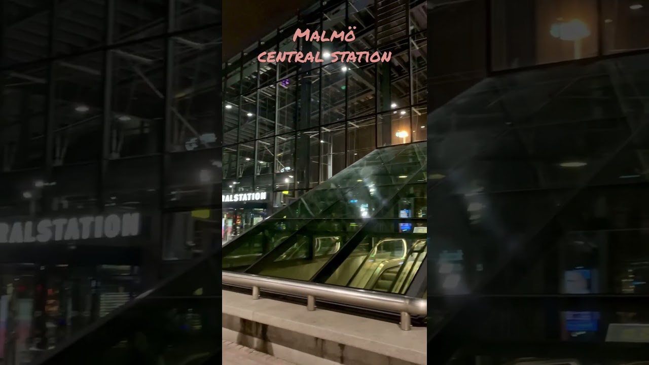 Malmö  central station 🚉 March 2023 
