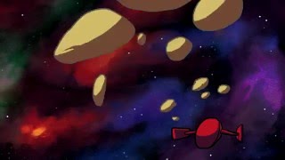 Quick Spaceship Animation loop done with Opentoonz