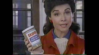 1984 Skippy Creamy Peanut Butter 'Annette Funicello  1/2 the added sugars' TV Commercial