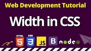 Width, min-width, max-width in CSS | CSS Tutorial for Beginners in Hindi