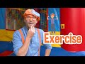 Exercise With Blippi at The Kids Playground | BRAND NEW BLIPPI | Educational Videos For Kids