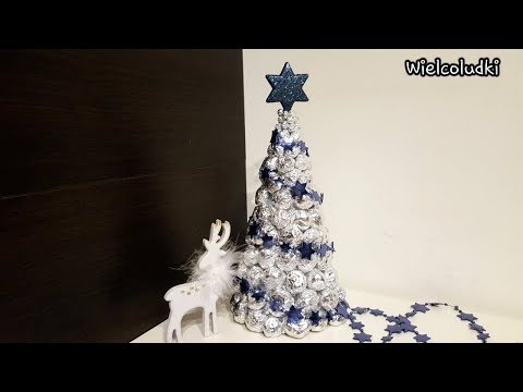 DIY - CHOINKA Z FOLII ALUMINIOWEJ / CHRISTMAS TREE FROM ALUMINUM FOIL