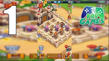 Defense Master: Merge Heros VS Zombies Kingdom Gameplay Walkthrough #1 (Android, IOS)