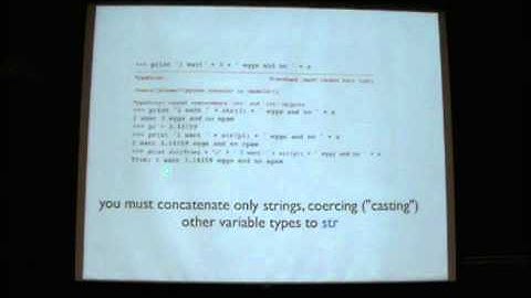 Python Bootcamp, Day 1, Video 2: Basic Training