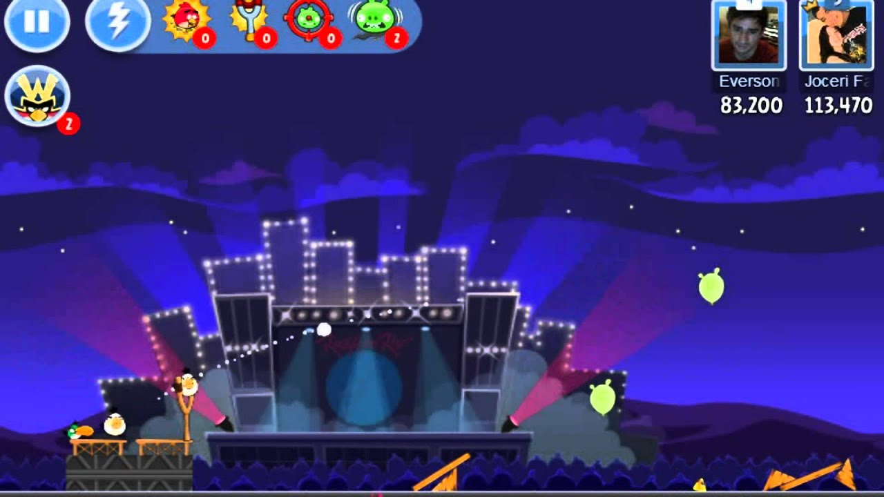 Angry Birds Friends - Rock in Rio - Level 3 - Week 70 High Score 113K ...