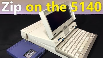 Using a Zip drive with the IBM 5140
