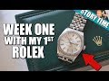 Buying My First Rolex | One Week on the Wrist Update (Rolex Datejust 16030)