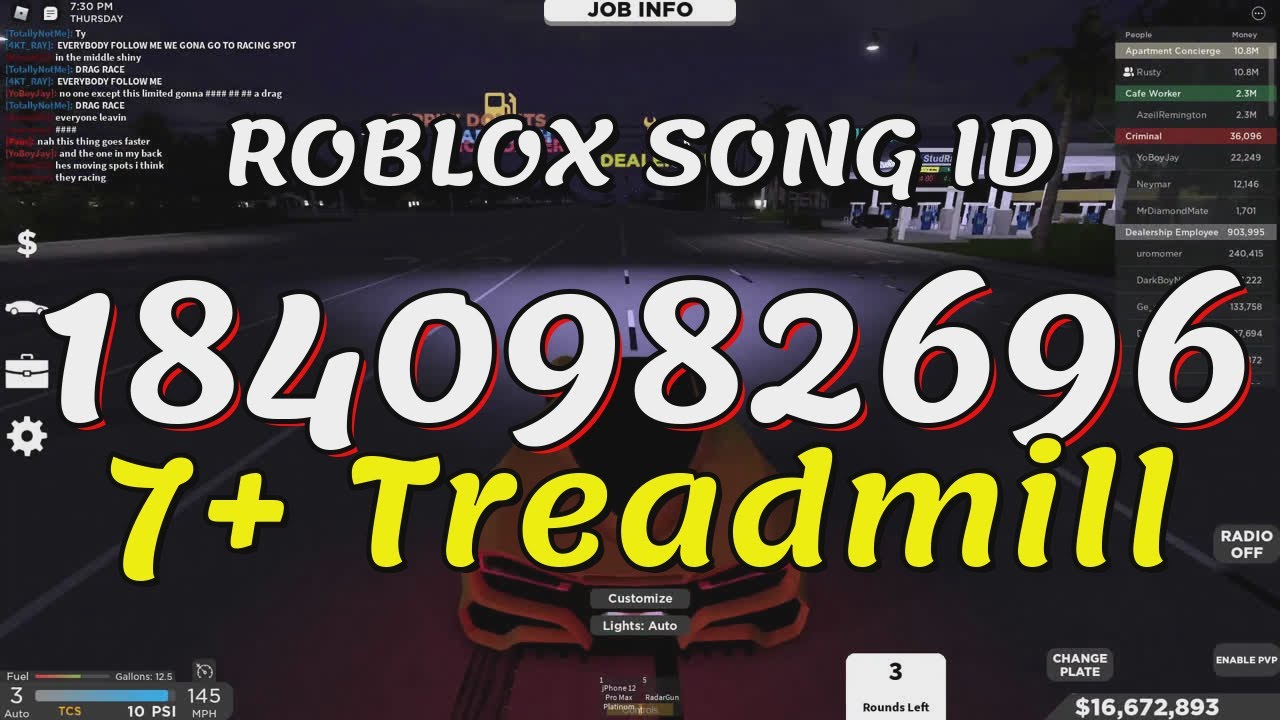 7+ Treadmill Roblox Song IDs/Codes - YouTube