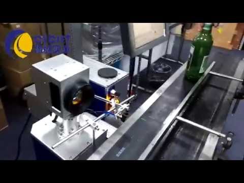 CYCJET LC30F Laser Printer/How to print labels on glass bottle/Laser Coding Machine/Laser Marker