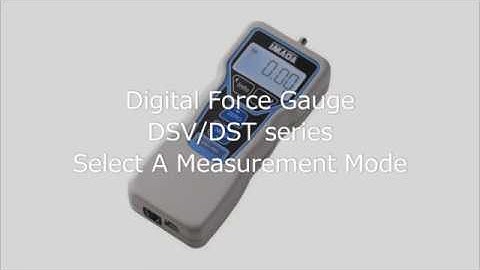 [Users Guide] Digital Force Gauge DSV/DST series Connect External Devices