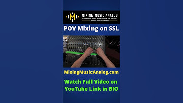 POV Mixing Rock on SSL Console