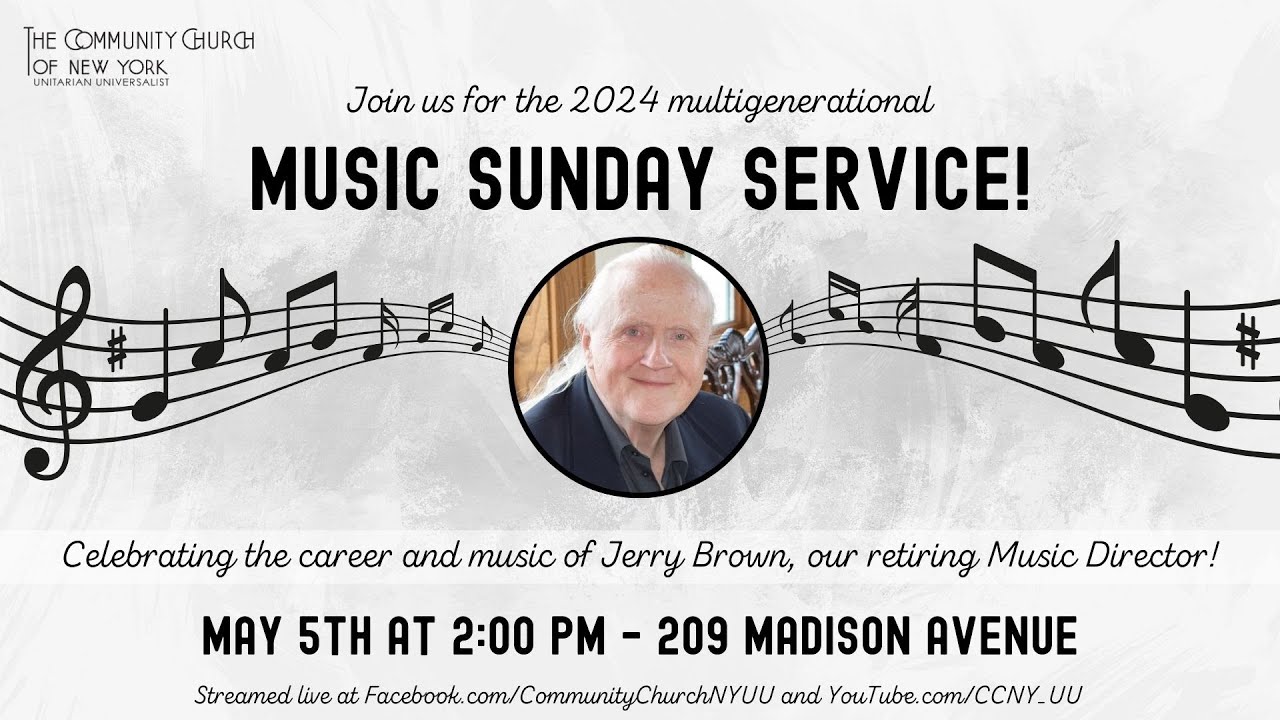 Music Sunday Celebrating the Career and Music of Jerry Brown