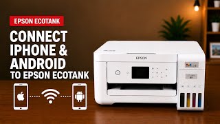 Connect iPhone & Android to Epson EcoTank ET-2800 Printer Over Wi-Fi FULL SETUP