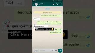 Tiktok Duygusal WhatsApp Konuşmaları(👉instagram: Umutclkkk 👈)#tiktok #youtube #trend #shorts