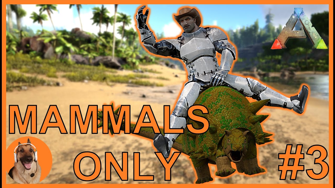 MAMMALS ONLY 3 ARK The Island Challenge Playthrough Live Stream