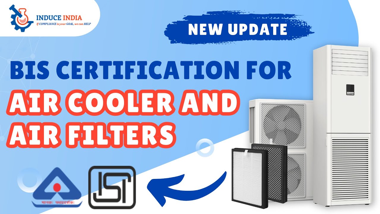 ⁣ISI Mark Certification for Air Cooler and Air Filter | BIS License Online Process #fmcs #isimark