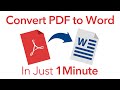How To Convert PDF To Word Without Software (Hint: Google Drive)