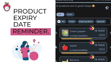 An android app for Tracking products expiration date (Expiry Tracker)
