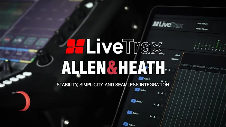 Harrison LiveTrax - Multitrack Recording and Virtual Sound Check Solution for Allen & Heath Mixers