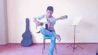 Video thumbnail of "Aléjate - Antologia arrg. Riber Oré Solo de Guitarra"