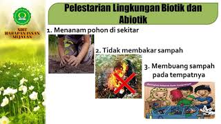 KELAS 3 PENDIDIKAN LINKUNGAN HIDUP PELESTARIAN LINGKUNGAN