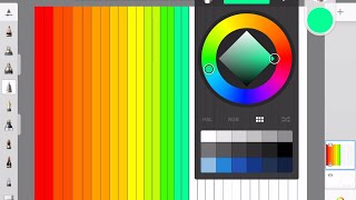 DYI Simple Rainbow 🌈 Color Stripes with Autodesk Sketchbook screenshot 5