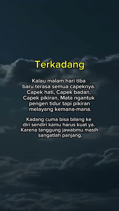 KATA-KATA KERESAHAN HATI YANG BIMBANG#SHORTS