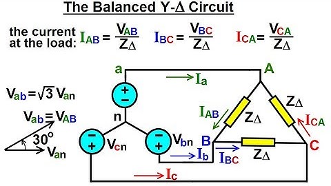 Electrical Engineering: Ch 13: 3 Phase Circuit (16 of 42) The Balanced Y-Delta Circuit