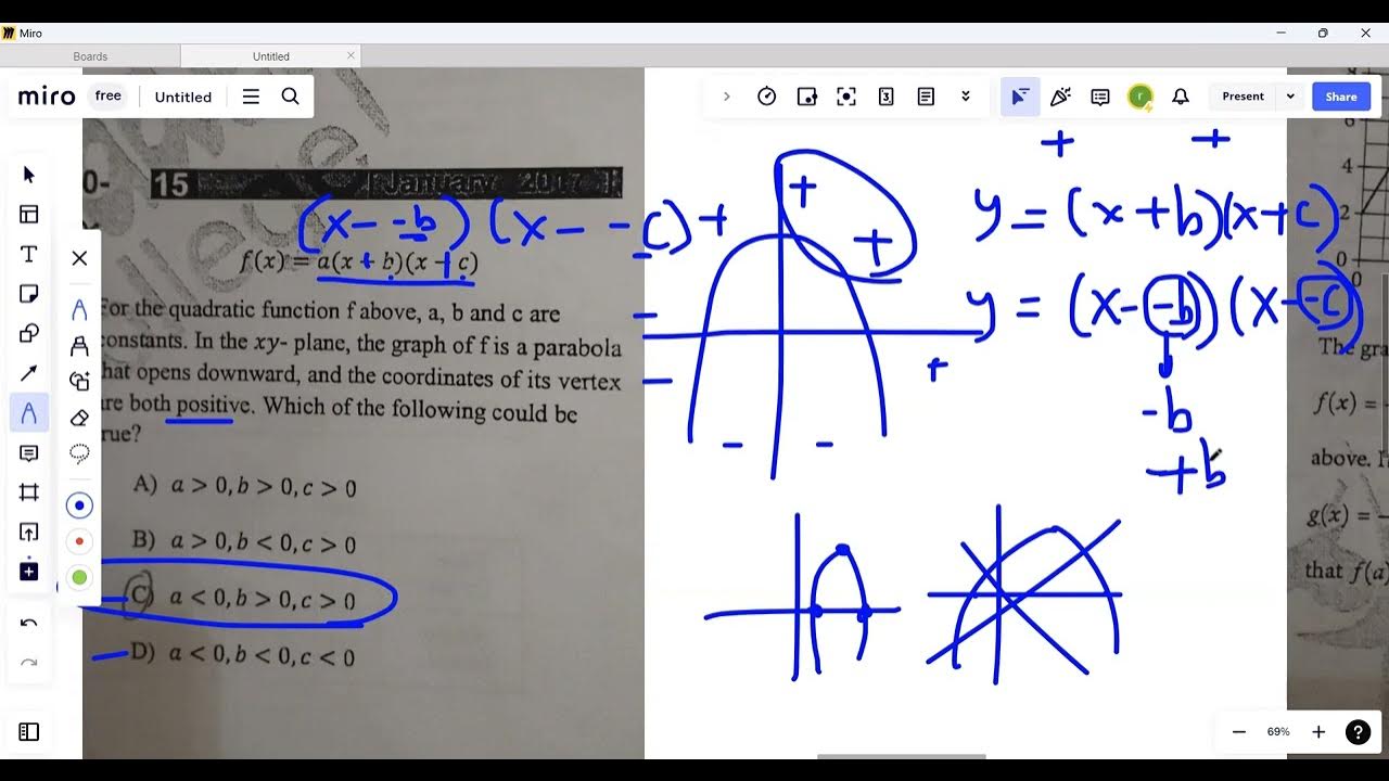 Quadratic Functions solving challenge problems - YouTube