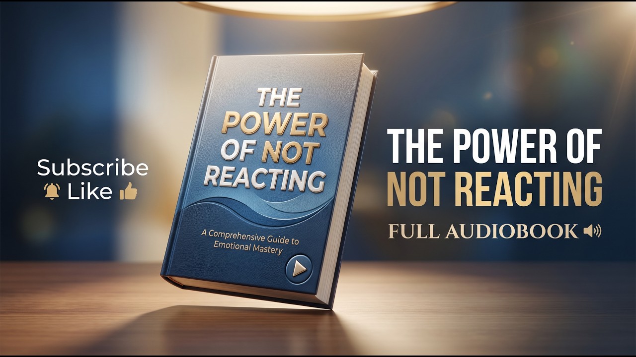 Master Emotional Control | The Power of Not Reacting (Audiobook) by Mohsin Invests