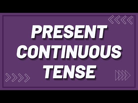 Present Continuous Tense Konu Anlatımı | İngilizce Şimdiki Zaman Konu Anlatımı