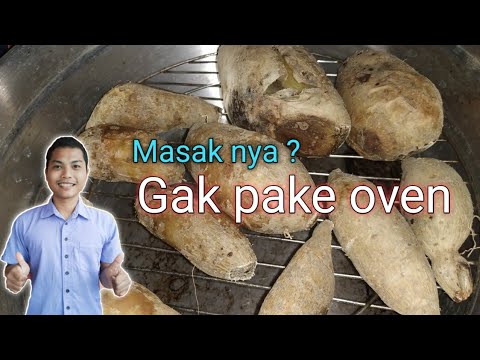 Cara terkini meng-oven ubi dengan rice cooker. 