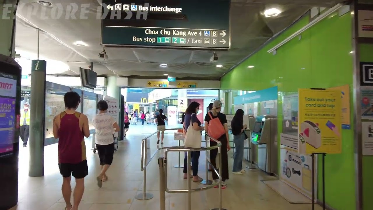 【4K Walking】Choa Chu Kang MRT to Wok Hey, Lot One