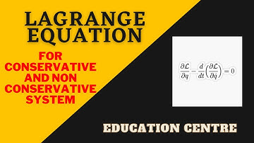 Lecture 6-Lagrange equation for Holonomic& Non Holonomic Constraints  (M.Sc./ NET/ GATE)