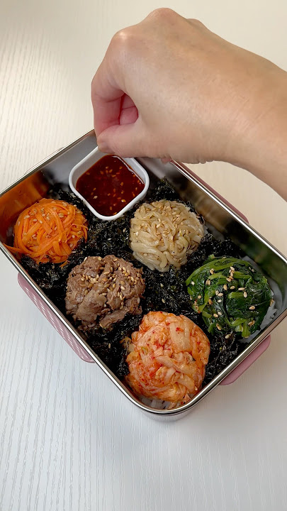 ASMR🎧Let's Make My Bento🍙🥕🥬 #asmr #lunchbox #bento