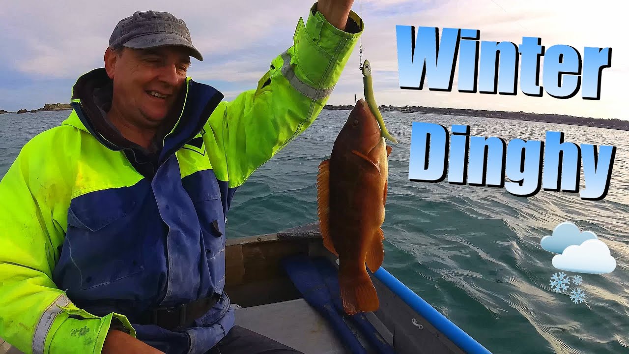 Winter Fishing From The Small Dinghy  Fun Fishing for Bream Bass & wrasse