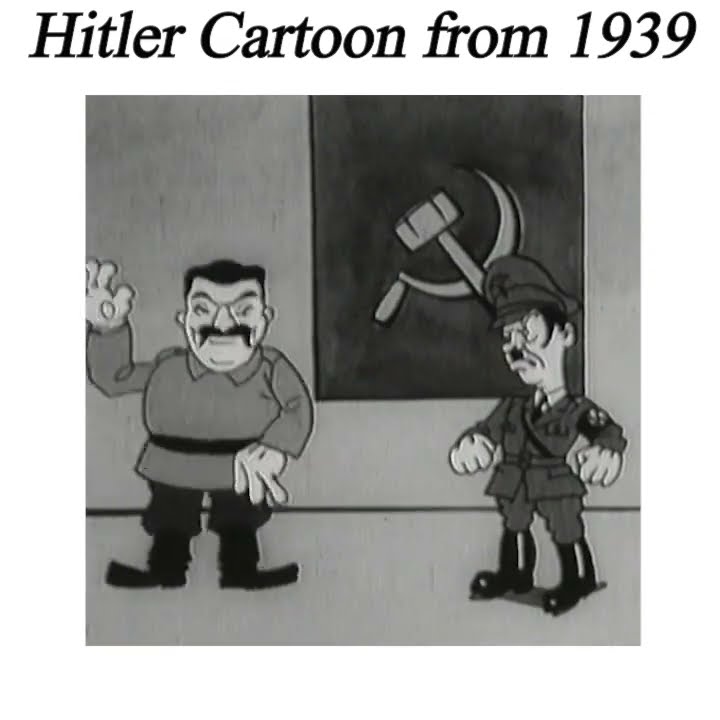 Hitler and Stalin Cartoon from 1939  #interesting  #history  #ww2  #politics  #war