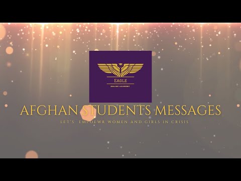 Eagle Online Academy Afghan Students Messages