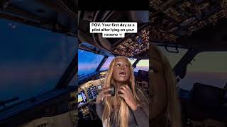 FIRST DAY AS A PILOT AFTER LYING ON MY RESUME