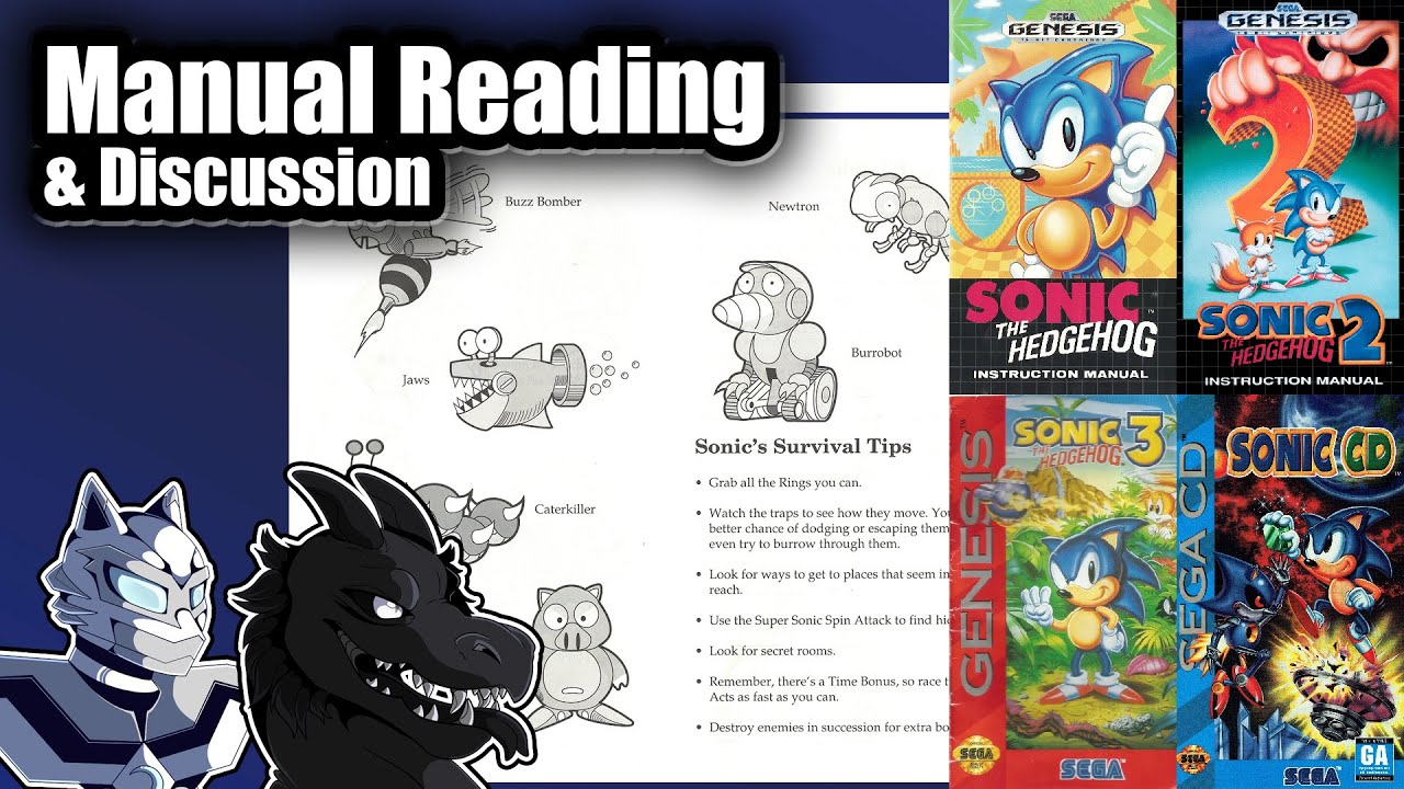 Sonic R Manual We read the manuals... - Sonic Origins - YouTube